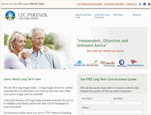 Tablet Screenshot of longtermcareinsurancepartner.com